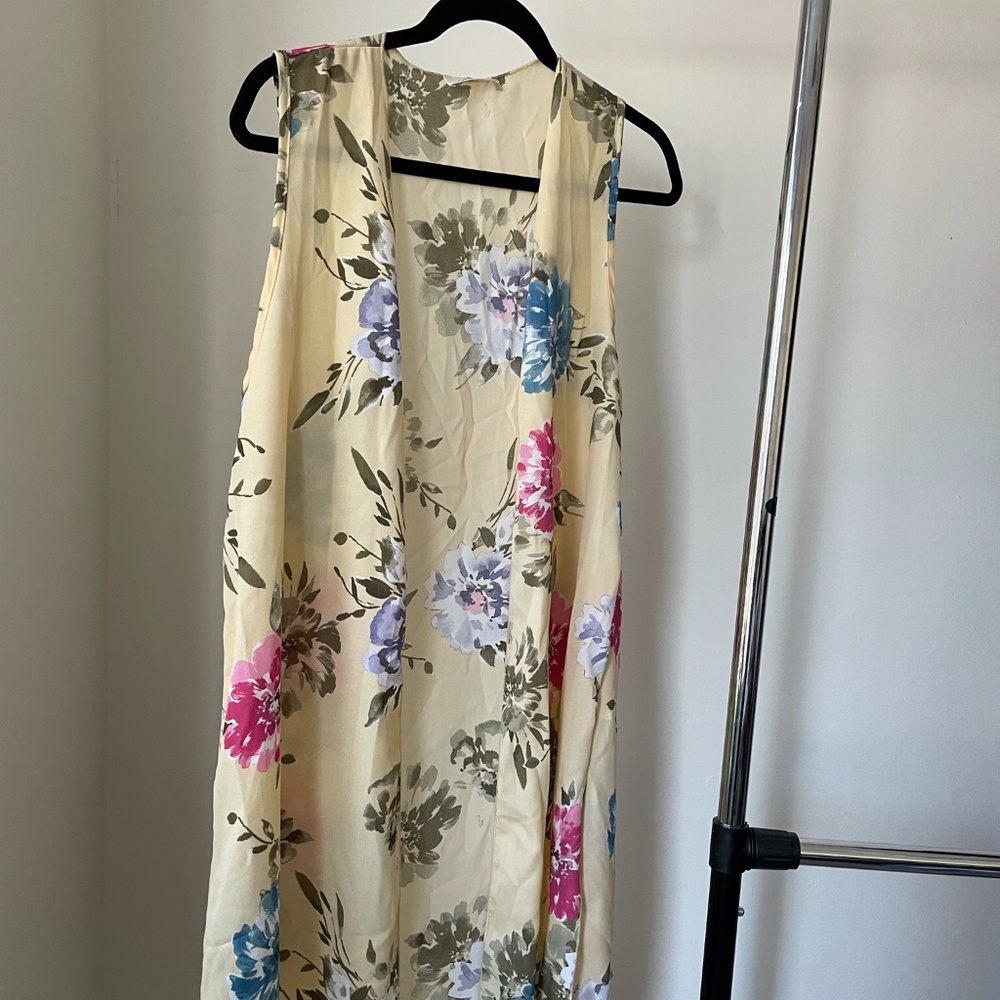 Yellow long shrug